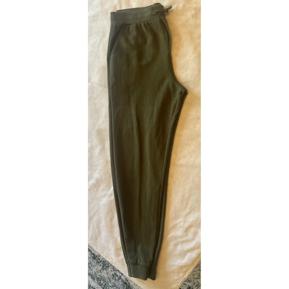 Polo Ralph Lauren Boys XL 18-20 Joggers Olive Green Fleece Sweatpants Pony Logo